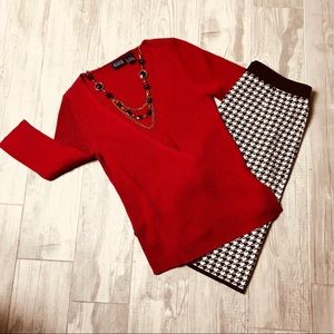 Hillard & Hanson Wrap sweater Top